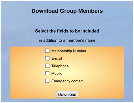 Creating a group register 2