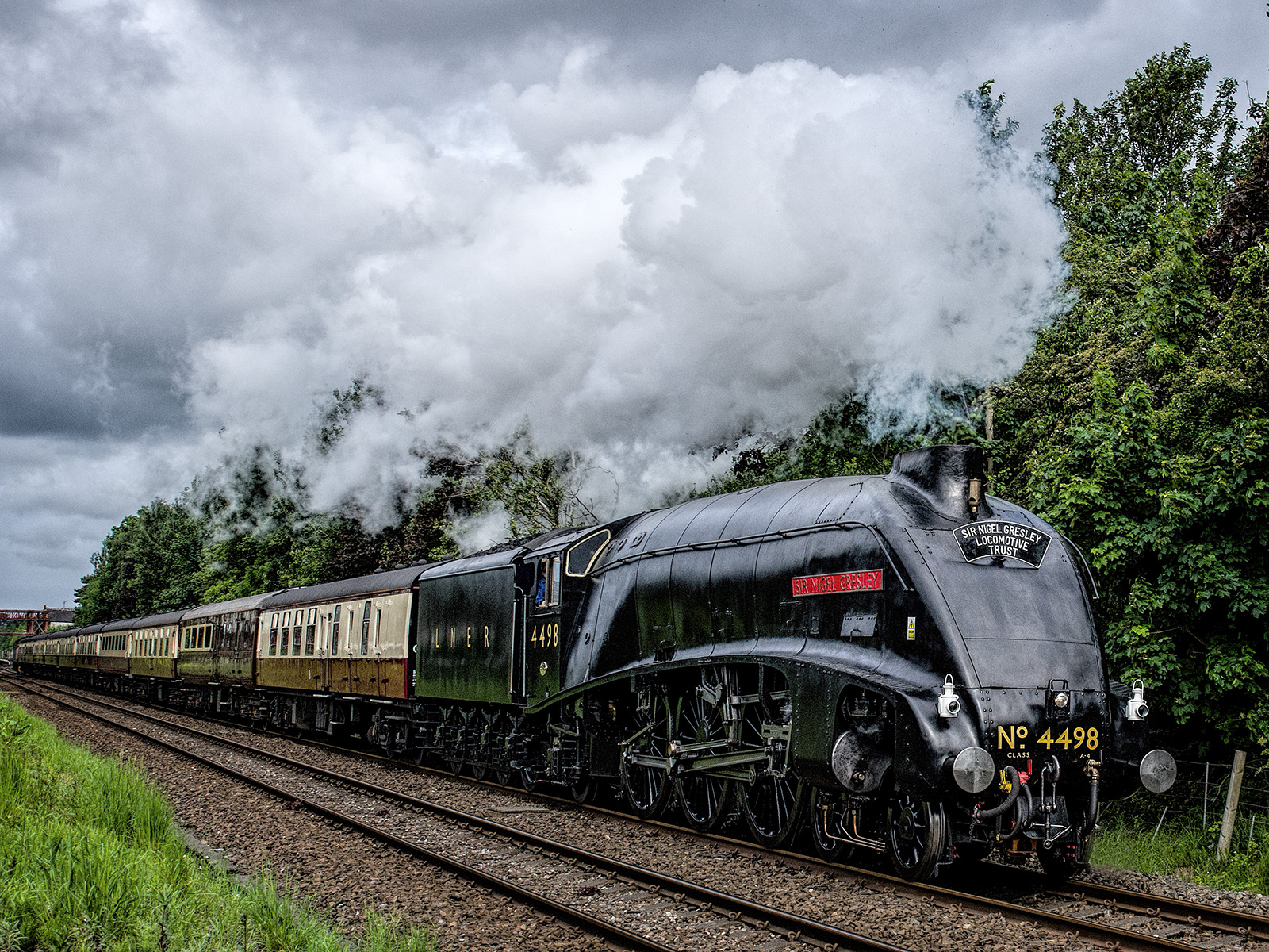 Photo of a vintage train