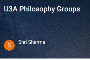 U3A Philosophy Groups