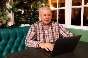 Man on laptop